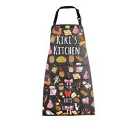 MEIKIUP Kiki's Kitchen Apron with Pockets Bakery Gifts for Bread Bakers Baking Apron Japanese Anime Gift for Manga Lovers Apron (Kiki Apron-UK)