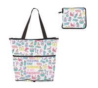 MEIKIUP Lactation Consultant Foldable Bag IBCLC Breastfeeding Counselor Gift Feeding Tiny Humans Is My Favorite, Tiny Fb, One Size