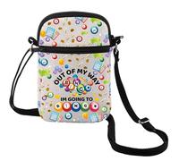 MEIKIUP Lucky Bingo Makeup Bag Bingo Lover Gambler Gift Out Of My Way I'M Going To Bingo Cosmetic Bag Organizer Pouch, Bingo Cb, Modern