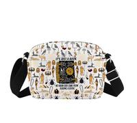 MEIKIUP Mummy Movie Merch 90’s Horror Movie Gifts for Movie Fans The Book of The Dead Ancient Egypt Gifts Mummy Crossbody Bag (90s Movie HB-UK)