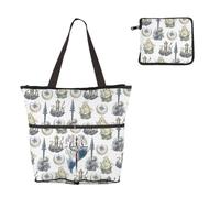 MEIKIUP Odysseus Foldable Bag Epic Musical Tote Bag | Odysseus Fans Lover Gift Odyssey Ancient Greek Mythology Tote Bag