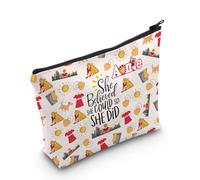 MEIKIUP Orphanage Aniee Musical Inspired Gift Orphanage Cosmetic Bag Musical Theatre Lover Zipper Pouch Makeup Bag, An Musical bag, Modern