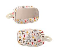 MEIKIUP Orphanage Aniee Musical Inspired Gift Orphanage Cosmetic Bag Musical Theatre Lover Zipper Pouch Makeup Bag, An Musical TMG, 现代
