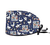 MEIKIUP Orthopedics Scrub Cap Just Here for the Joints Surgical Hat with Buttons Orthopedic Surgeon Gifts for Ortho Medical Staff (Orthopedic Scrub Cap-UK)