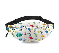 MEIKIUP Padel Waist Bag Padel Lover Gifts Padel Coach Gift Padel Themed Sports Accessory Padel Crossbody Bag, Padel WB, Modern
