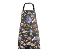 MEIKIUP Pigeon Apron with Pockets Humorous Pigeon Lover Gift Gotta Make That Bread Baking Apron Bird Bread Meme Gift for Baker (Make Bread Apron-UK)