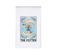MEIKIUP Pottery Gifts Ceramic Pottery Towel Clay Pottery Maker Gift for Pottery Lover the Potter Ceramic Artist Gift Clay Towel (Pottery TW-UK)