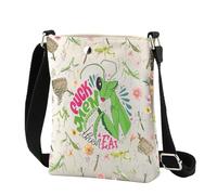 MEIKIUP Praying Mantis Lover Gift Insect Collector Bag Entomologist Gift Naturalist Gift Entomology Themed Crossbody Bag (Praying Mantis Crossbody-UK)