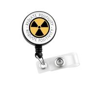 MEIKIUP Radiologist Gift Radiate Positivity Badge Reel Radiology Tech Gifts Rad Tech Technologist Gift Xray Tech Badge Holder (Xray Tech Badge-UK)