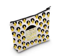 MEIKIUP Rain Musical Makeup Bag Sing In The Rain Zipper Pouch Song Lyric Musical Lover Gift Broadway Theater Merchandise, Sing in rain bag, 现代