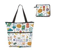 MEIKIUP Ramadan Tote Bag Islamic Gift Ramadan Mubarak Foldable Bag My Ramadan Worship Bag, Ramadan Fb, One Size