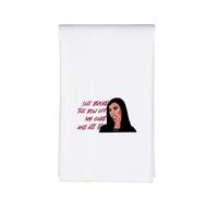 MEIKIUP RHONY Inspired Towel Heather Housewives Gifts She Broke the Bow Off My Cake and Ate Funny Kitchen Towel Housewives Gift (R-Housewife Towel-UK)