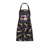 MEIKIUP Sewing Aprons with Pockets Quilting Gifts for Quilters Sewing Machine Lover Gift Sewer Apron Adjustable Seamstresses Gifts (Sewer Apron-UK)