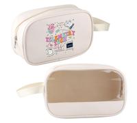 MEIKIUP Telemetry Tech Makeup Bag Cardiac Nurse Gifts Monitor Technician Gift Telemetry Nurse EKG Technician Clear Cosmetic Bag (Telemetry Tech Clear Bag-UK)