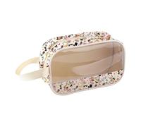 MEIKIUP Theater Gifts Musical Theatre Clear Makeup Cosmetic Bag I Speak Fluent Broadway and Sarcasm Opera Thespian Gift for Fan (Musical Theatre Clear Bag-UK)