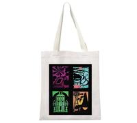 MEIKIUP Wicked Musical Inspired Glinda And Elphaba Tote Bag, Broadway Musical Fans Gift, Multicolour, Medium, Unisex-Adults