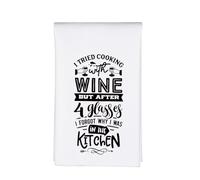 MEIKIUP Wine Towels for Kitchen Sarcastic Sayings Gifts for Wine Enthusiast Glass Drying Towel Tea Hand Towel Sommelier Gifts (Wine Towel-UK)