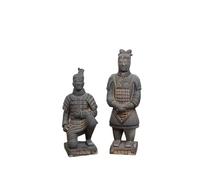 MEILEWLE Authentic Terracotta Warriors Handmade Clay Statue - Imported from Xi'an, China - Perfect for Home or Office Decor for History Lovers - 8 inches Tall (8in)