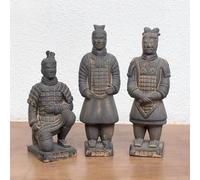 MEILEWLE Authentic Terracotta Warriors Handmade Clay Statue - Imported from Xi'an, China - Perfect for Home or Office Decor for History Lovers - 8 inches Tall (8in-03)