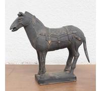 MEILEWLE MEILEW Authentic Terra Origin Terracotta Warriors Handmade Clay Statue - Imported from Xi'an, China - Perfect for Home or Office Decor for History Lovers - 8 inches Tall, (1-1)