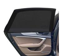 MEILIANQIPEI 2 Pcs Car Sun Shade for Citroen C3 IV 2025 2026, Mosquito Net Breathable Window Guard Mesh Privacy Protector Black High Elastic Nylon Fabric