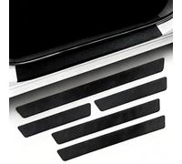 MEILIANQIPEI 5 Pcs Car Door Sill Protector for Mini Aceman 2025 2024, Carbon Fiber Door Sill Bumper Protective Film, Non-Slip Anti-Scratch Accessories