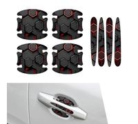 MEILIANQIPEI 8 Pcs Door Handle Scratches Protector Film for DS 3 Crossback 2018-2022, Paint Protection Cover Waterproof Hexagon Car Exterior Accessories
