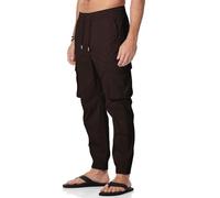 Meilicloth Mens Cargo Trousers Casual Stretch Joggers Pants Elastic Waist Drawstring Jogging Tapered Sweatpant