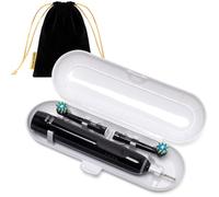 meilinkeji Electric Toothbrush Case for Oral B/Oral-B Pro/iO/Philips Sonicare/Demita/Bitvae and Most Electric Toothbrushes, Includes 1 Charger Pouch, White.
