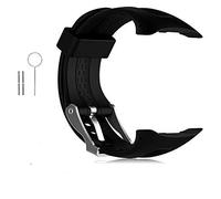 MeiLiu Replacement Wrist Band Strap Compatible for Garmin Forerunner 10/15, Silicone Soft Replacement Bracelet with Tool, Breathable and Comfortable (man)