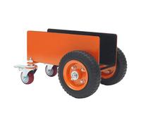 meiliwmlo 300KG Heavy Duty Panel Cart 45x31.5x25.5cm Panel Carrier Drywall Dolly With 2 Pneumatic Wheels and 2 Universal Wheels For Moving Various Types Of Sheet Material On Various Types Of Roads