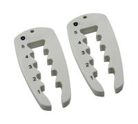 Meiliyizu 2Pcs Adjustable Golfs Tees Height Tool Precisions Tees Height Setter Elevator Tool Outdoor Golfs Seat Adjuster Adjustable Accessories
