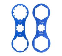 Meiliyizu 2pcs Aluminum Alloys Bike Front Fork Caps Wrench Bicycles Bottom Brackets Removal Tool For Mountain Bike Road Aluminum Alloys Repair Tool Cycling Accessory