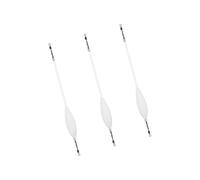 Meiliyizu 3pcs Acrylic Buoyancy Bobbers For Long Casting 12/15/20/30/40g Bombard Shape Upward Bobber Fishing Float Water Fishing Weights