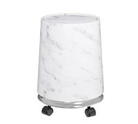 Meiliyizu Compactly Space Saving Marbled Trash Bin 2.1Gallon Removable Inner For Under Sink Cabinet Toilet Bedroom Office Use Small Trash Can