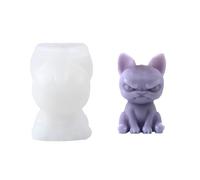 Meiliyizu Dog Shaped Silicone Mould, Dog Shaped Silicone Candle Molds Epoxy Resin Silicone Molds for Candle Soap Plaster Decorations, Plaster Silicone Molds, Chihuahua