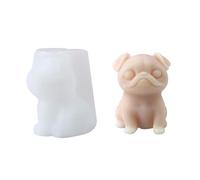 Meiliyizu Dog Shaped Silicone Moulds - Candle, Soap, Plaster Decorations - Peking Dog