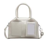 Meiliyizu Modern Crossbody Purse Practical PU Leather Shoulder Bag Multiple Carrying Ways Suitable For Shopping Gym Or Traveling Compact Zipper Closure Bag