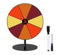 Meiliyizu Tabletop Prize Turntable Erasable Reusable Fortunes Wheel Lucky Draws Roulette Wheel Tabletop Lottery Machine Turntable Erasable Party Turn Plate