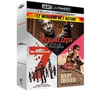 Meilleur de l'action - Coffret : Equalizer + Les Sept Mercenaires + Baby Driver [4K Ultra HD + Blu-ray]