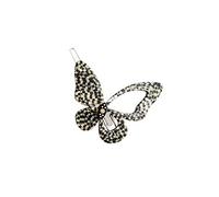 Meilliwish Noble Butterfly Wedding Women Girls Hair Clip Hairpin 1 PCS(XA06)(Black)