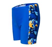 MEILONGER Boys Swimming Shorts Quick Dry Beach Board Shorts Boys Swimming Trunks Size 8,10-12,14-16,18-20 Years(Yellow Pattern,10-12)