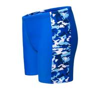 MEILONGER Boys Swimming Shorts Quick Dry Beach Board Shorts Boys Swimming Trunks Size 8,10-12,14-16,18-20 Years(Blue Pattern,10-12)