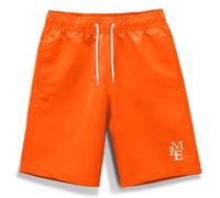 MEILONGER Boys Swimming Shorts Quick Dry Beach Board Trunks Swimwear Bathing Suits Size 6-7,8,10-12,14-16(Orange-2,14-16)