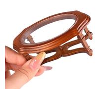 MEILVMEIJI 1:12 Scale Small Retro Coffee Table Constructed From Natural Wood For Model Displays