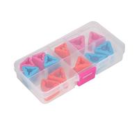 MEILVMEIJI 18Pcs Knitting Needle Point Protectors Triangular Shape Knitting Needle Stoppers Slip Resistant Crochet Hook