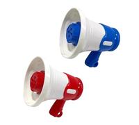 MEILVMEIJI 2Pcs Red Blue Portable Voice Amplifier Speakers With Function For Role Playing Event And Outdoor Activity
