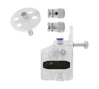 MEILVMEIJI 3D Printer Extruder Double Geared Extruder Double Drives Extruder for MK3S 3D Printer Clear Temperature