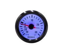 MEILVMEIJI 52mm General 12V Boosts Gauge Blue LED Display High Visibility Pressure Meter for Auto