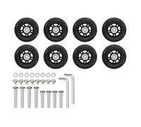 MEILVMEIJI 8PCS Practical Quiet Replacement Wheels For Luggage Convenient Fit Impacts Resistant Rollers Easy